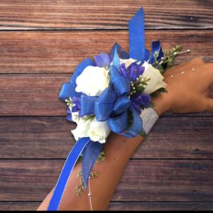 Blue Midnight Corsage