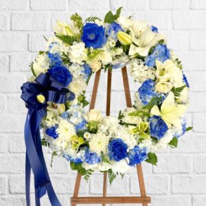 Blue Moon Wreath
